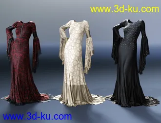 3D打印模型Rochelle Gown - Captivating的图片