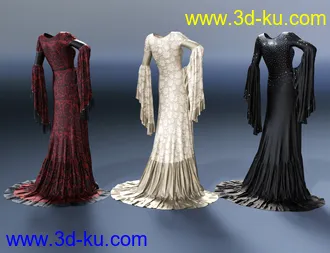 3D打印模型Rochelle Gown - Captivating的图片