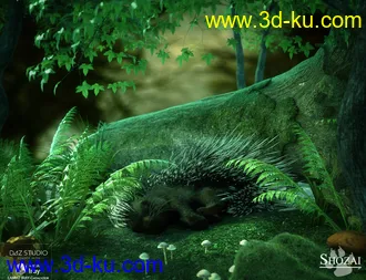 3D打印模型Rodents by AM - Crested Porcupine的图片