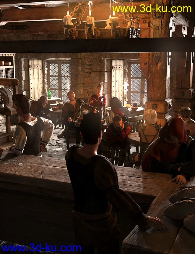 ROG At the Inn Poses模型的图片1