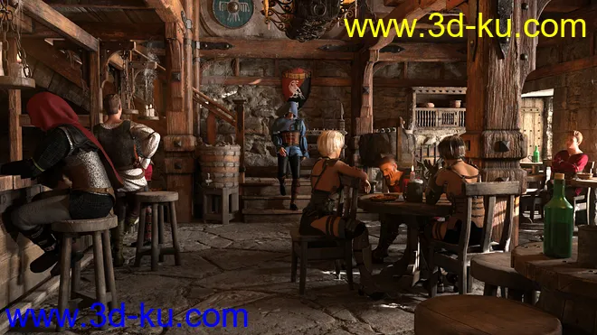 ROG At the Inn Poses模型的图片2