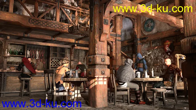 ROG At the Inn Poses模型的图片3