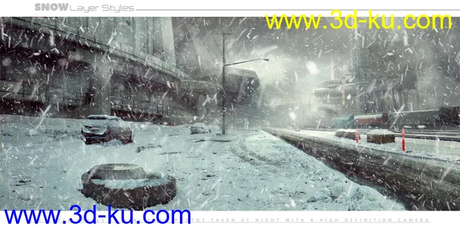 Ron's Real Snow Layer Styles模型的图片3