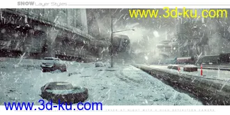 3D打印模型Ron's Real Snow Layer Styles的图片