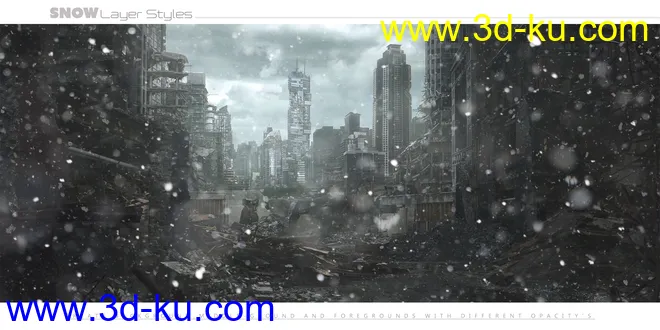 Ron's Real Snow Layer Styles模型的图片4