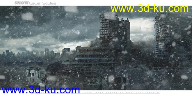 Ron's Real Snow Layer Styles模型的图片5