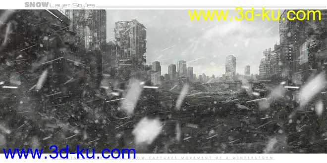 Ron's Real Snow Layer Styles模型的图片6
