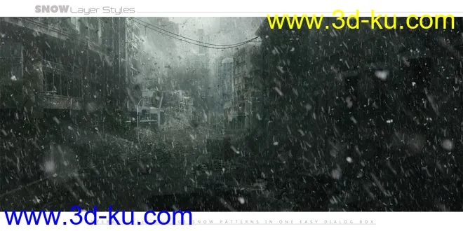 Ron's Real Snow Layer Styles模型的图片8