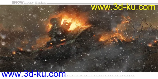 Ron's Real Snow Layer Styles模型的图片9