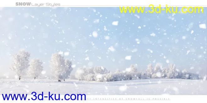 Ron's Real Snow Layer Styles模型的图片10