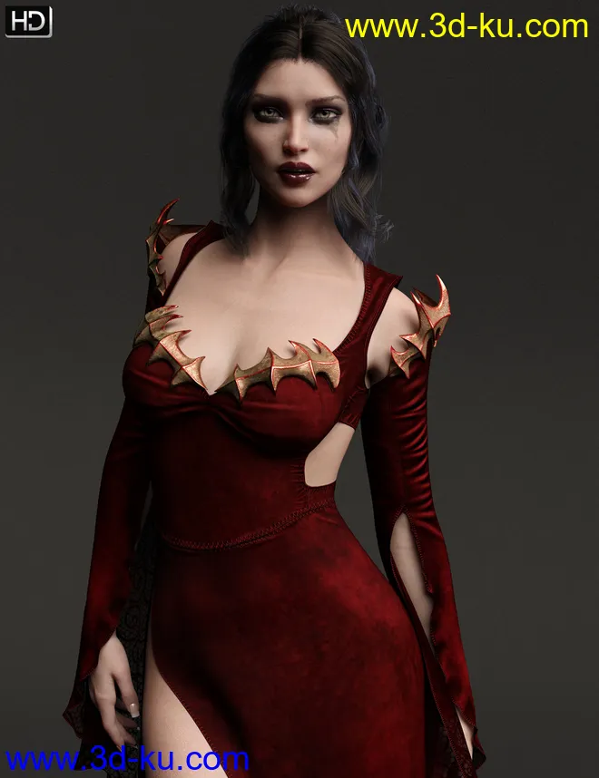 Rowena HD for Genesis 8 Female模型的图片2