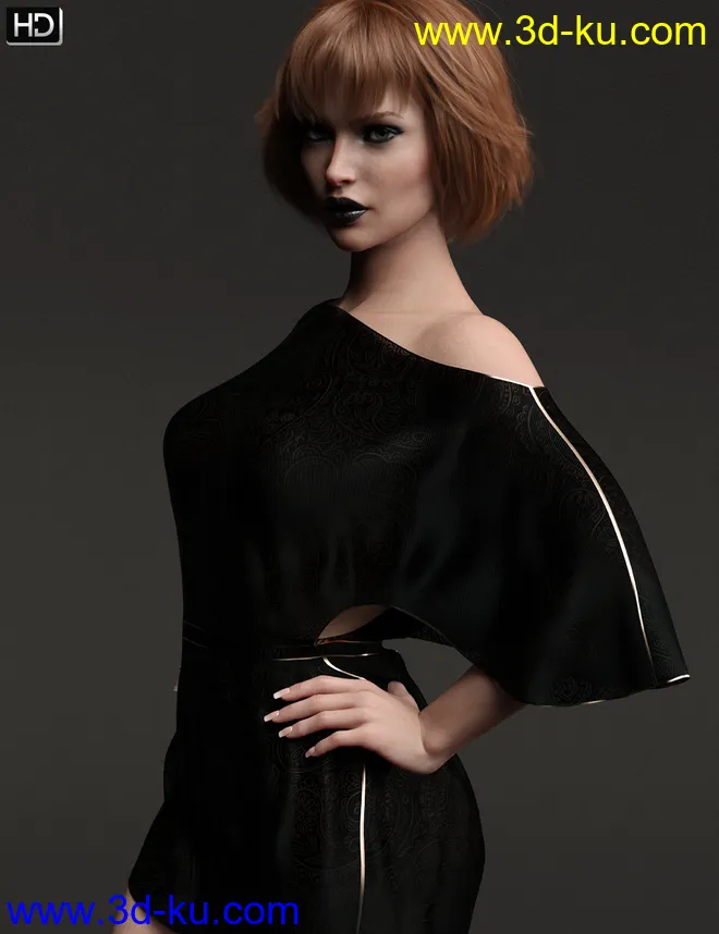 Rowena HD for Genesis 8 Female模型的图片5