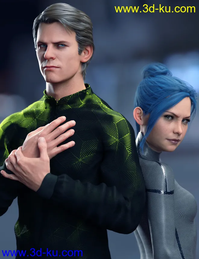 Roy HD for Genesis 8 Male模型的图片13