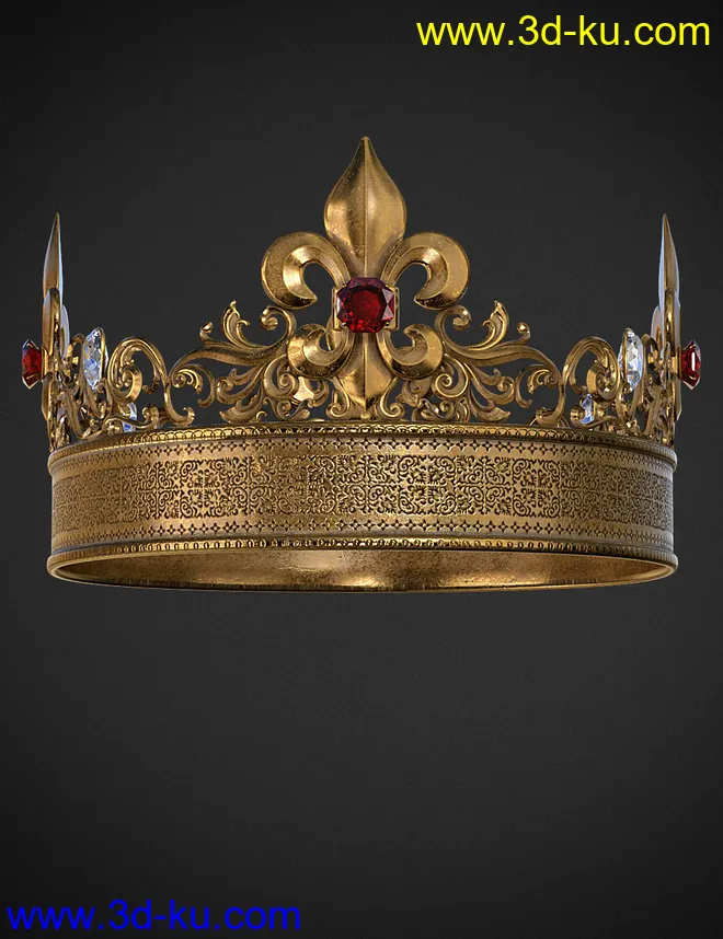 Royal Crowns for Genesis 8 Female(s)模型的图片2