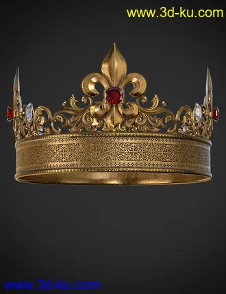 3D打印模型Royal Crowns for Genesis 8 Female(s)的图片