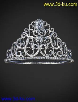 3D打印模型Royal Crowns for Genesis 8 Female(s)的图片