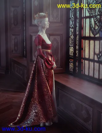 3D打印模型Royal Crowns for Genesis 8 Female(s)的图片