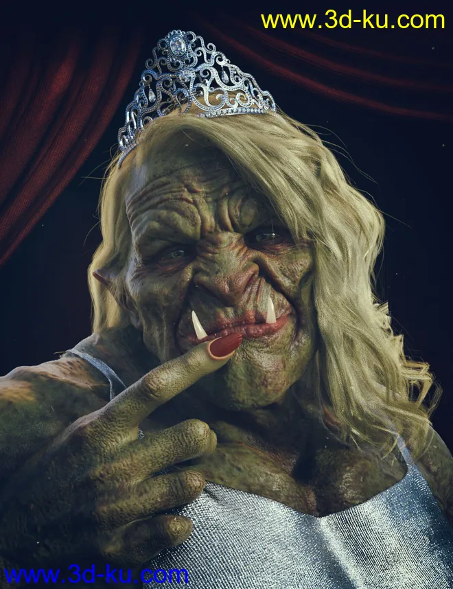 Royal Crowns for Genesis 8 Female(s)模型的图片8