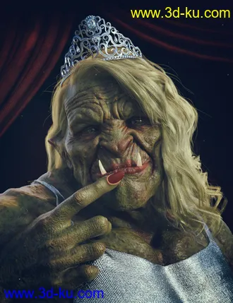 3D打印模型Royal Crowns for Genesis 8 Female(s)的图片