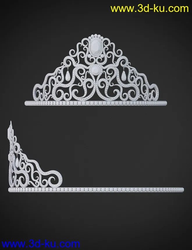 Royal Crowns for Genesis 8 Female(s)模型的图片14