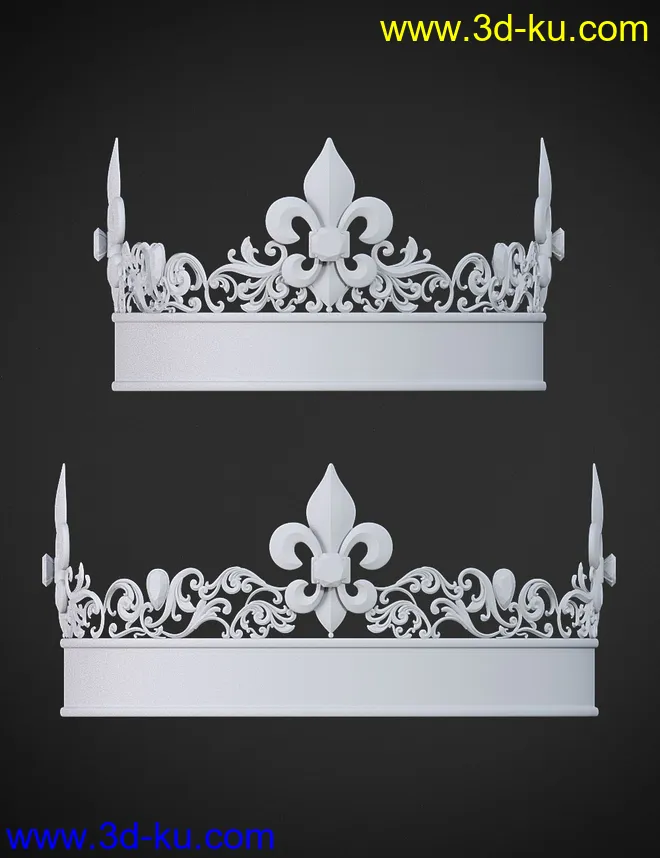 Royal Crowns for Genesis 8 Female(s)模型的图片15