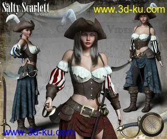3D打印模型RP Salty Scarlett的图片