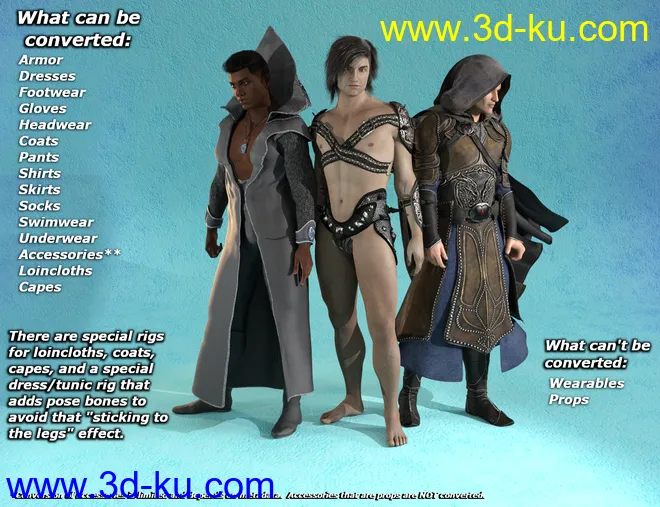 RSSY Clothing Converter from Genesis 2 Male to Genesis 3 Male模型的图片6