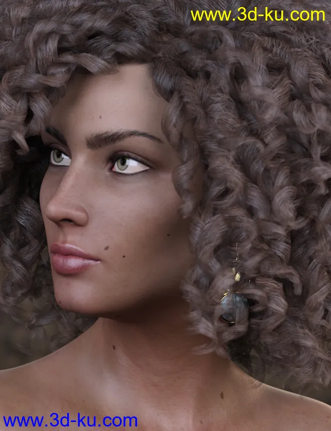 Ruby HD and Headscarf for Genesis 8 Female模型的图片4