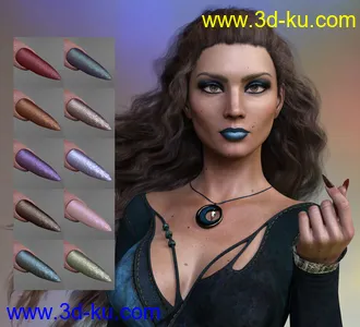 3D打印模型Ruby HD and Headscarf for Genesis 8 Female的图片