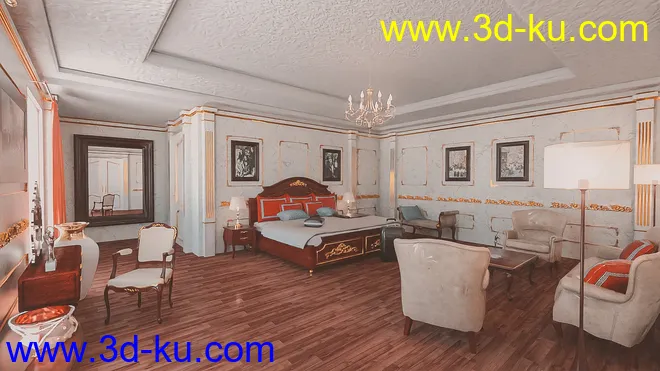 Russian Bedroom模型的图片2