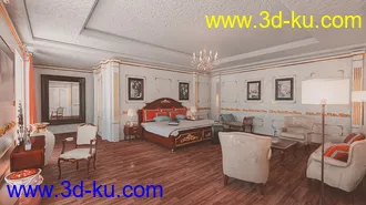 3D打印模型Russian Bedroom的图片