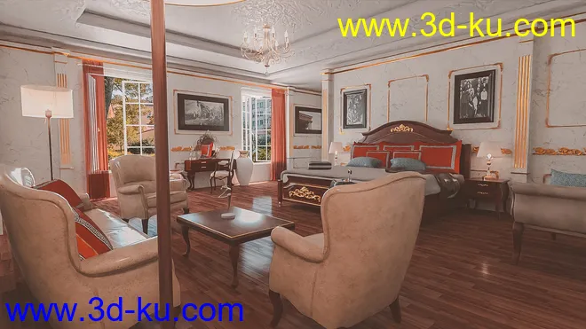 Russian Bedroom模型的图片3