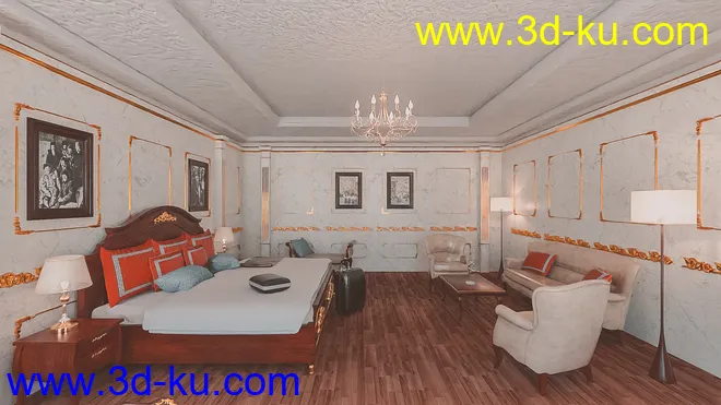 Russian Bedroom模型的图片4