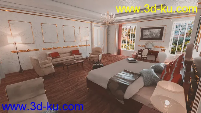 Russian Bedroom模型的图片5