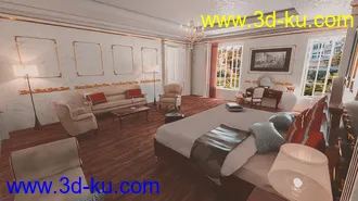 3D打印模型Russian Bedroom的图片