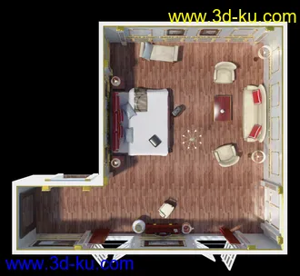 3D打印模型Russian Bedroom的图片