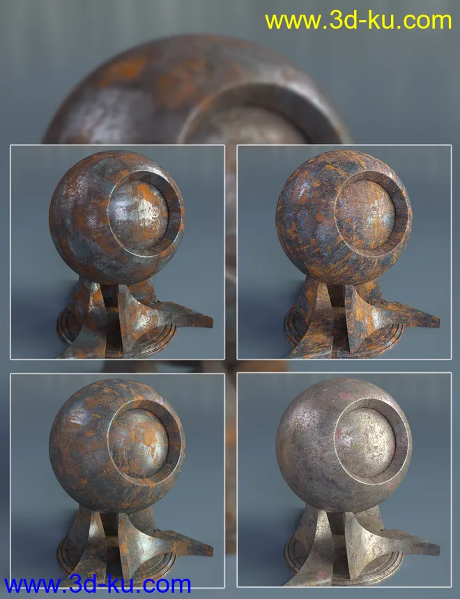 Rusty Metal - Iray Shaders模型的图片6