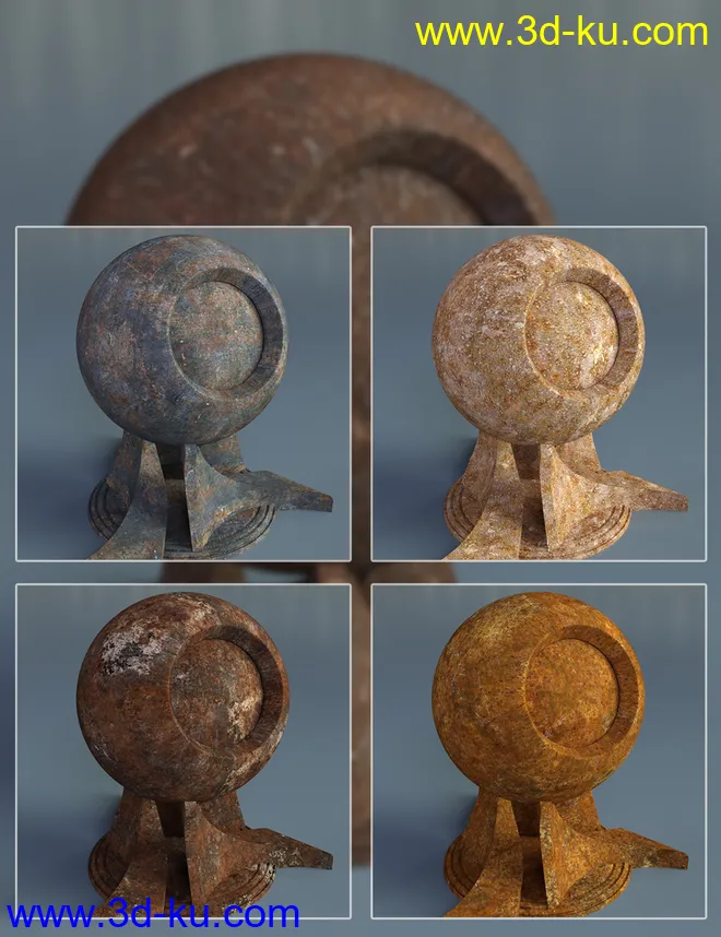 Rusty Metal - Iray Shaders模型的图片9