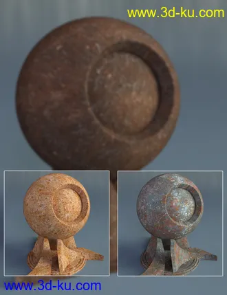 3D打印模型Rusty Metal - Iray Shaders的图片