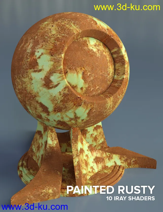 Rusty Metal - Iray Shaders模型的图片11