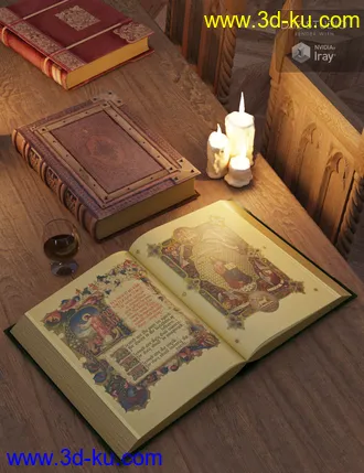 3D打印模型Sacred Texts的图片