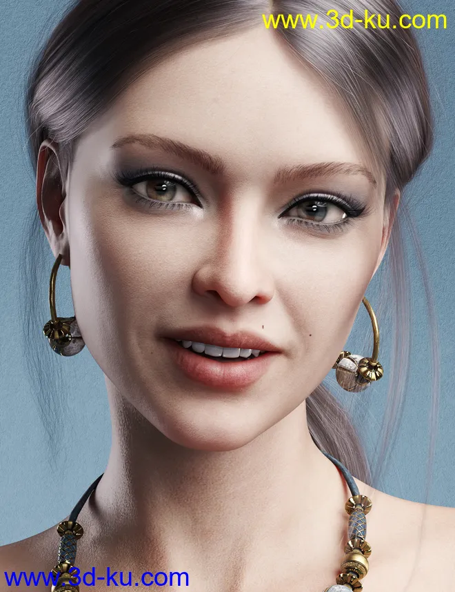 Salvia HD for Genesis 8 Female模型的图片3