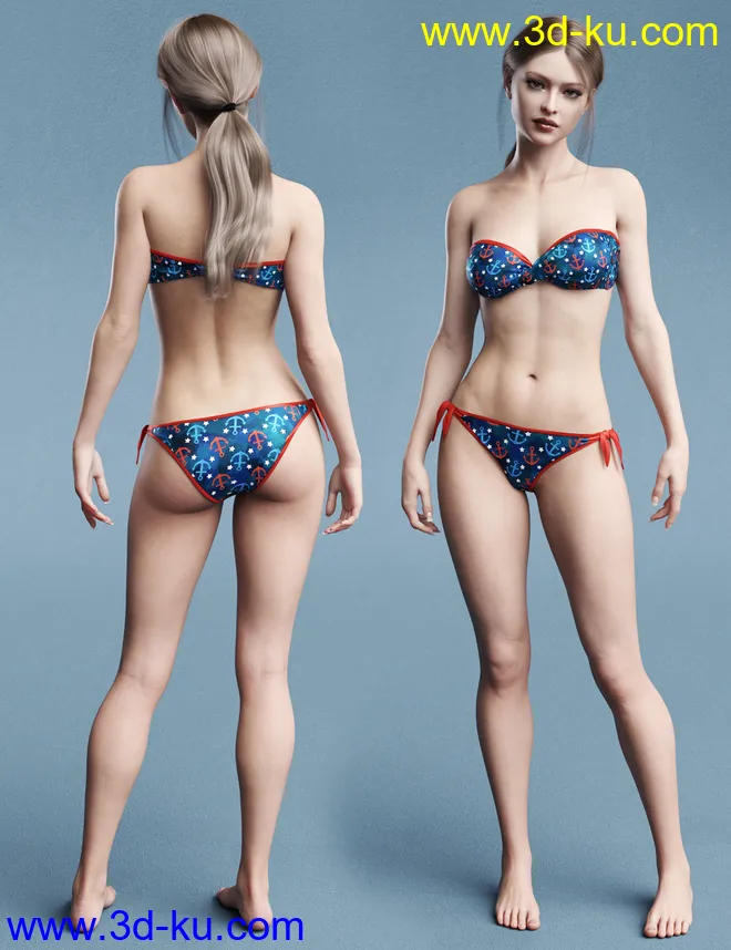 Salvia HD for Genesis 8 Female模型的图片7