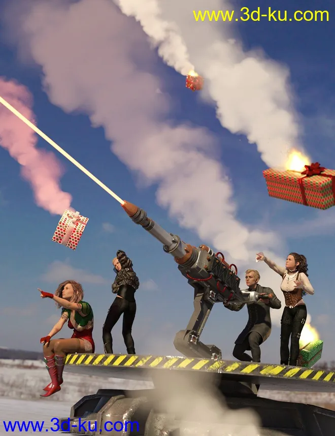 Santa Slayer Defensive Laser Cannon模型的图片1