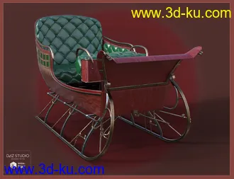 3D打印模型Santa's Sleigh的图片