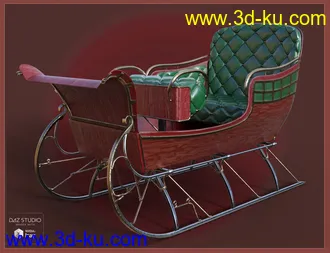 3D打印模型Santa's Sleigh的图片