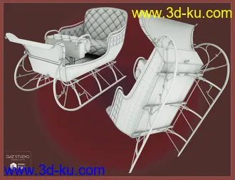 3D打印模型Santa's Sleigh的图片