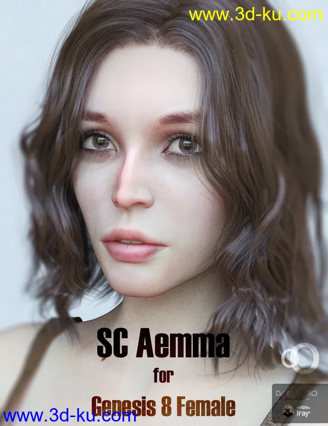 SC Aemma for Genesis 8 Female模型的图片1