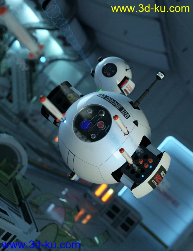 SC20 Drones and Crates 01模型的图片1