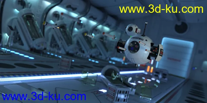 SC20 Drones and Crates 01模型的图片2